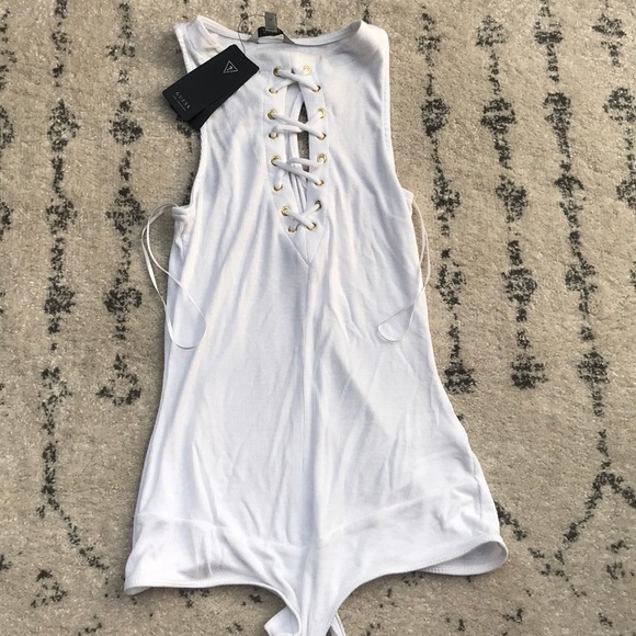 Guess White Body Suit - Picture 2 of 3